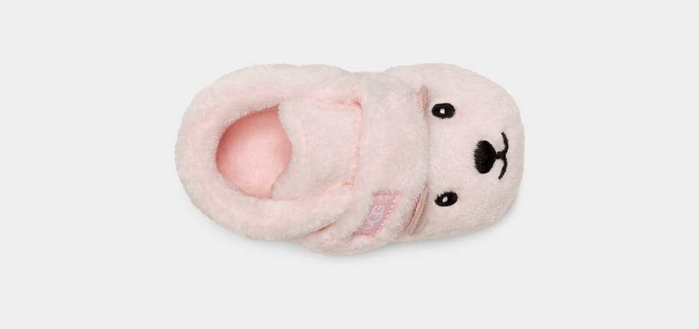 Pink Ugg Bixbee And Lovey Bear Stuffie Kids' Boots | 945831-DEB