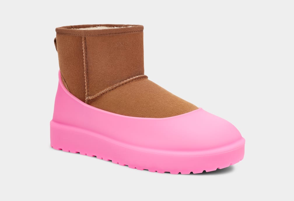 Pink Ugg Boot Guard Men Boots | 825401-PRL