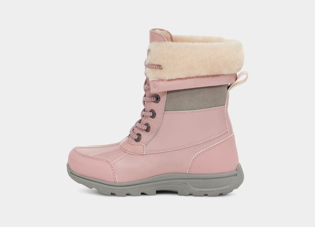 Pink Ugg Butte II CWR Kids' Boots | 396451-FXG