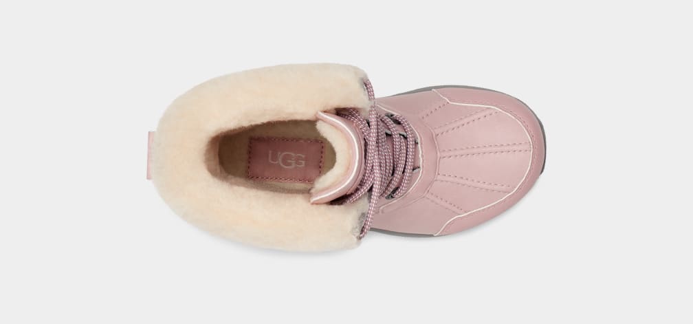 Pink Ugg Butte II CWR Kids' Boots | 396451-FXG