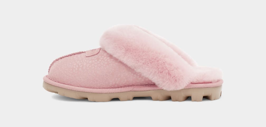 Pink Ugg Coquette Sparkle Spots Women Slippers | 594871-KDZ