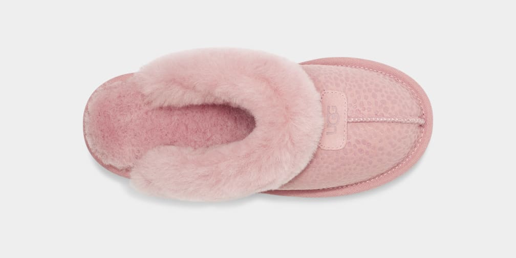 Pink Ugg Coquette Sparkle Spots Women Slippers | 594871-KDZ