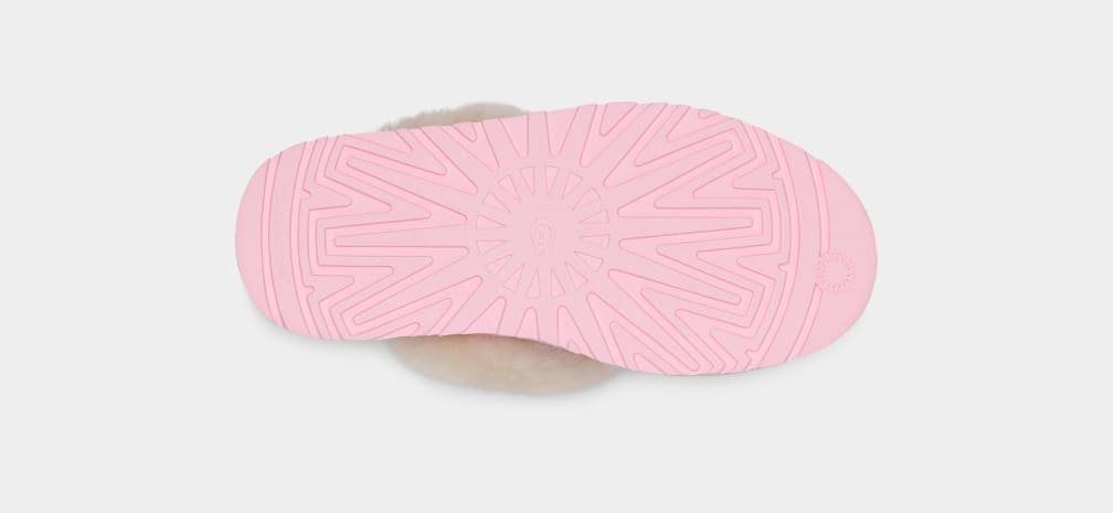 Pink Ugg Funkette Kids' Slippers | 451906-BAX