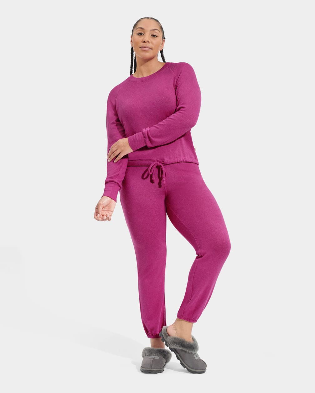 Pink Ugg Gable Set Women Sleepwear | 053261-WVB