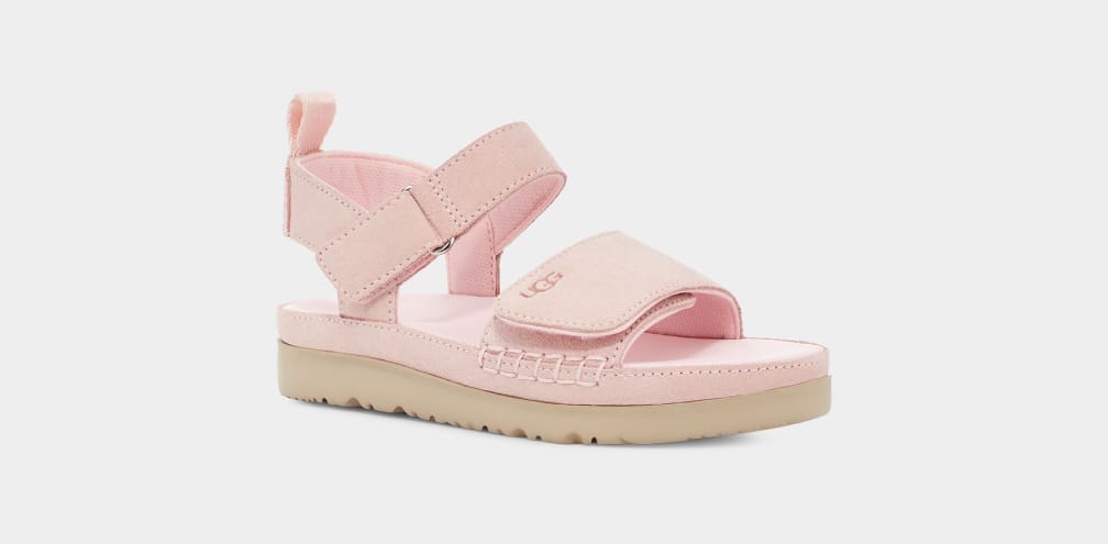 Pink Ugg Goldenstar Kids' Sandals | 320478-IGE