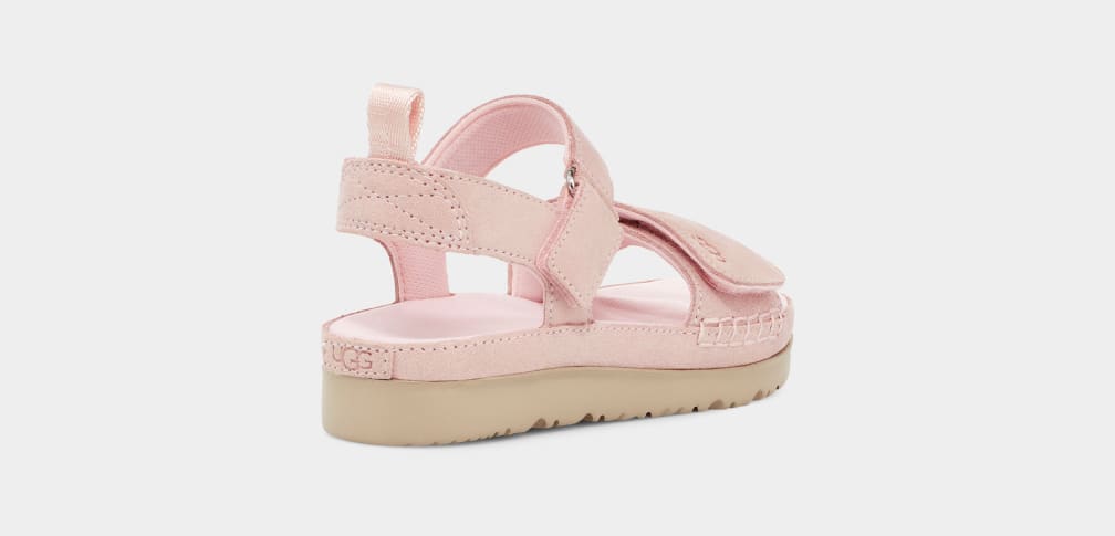 Pink Ugg Goldenstar Kids' Sandals | 320478-IGE