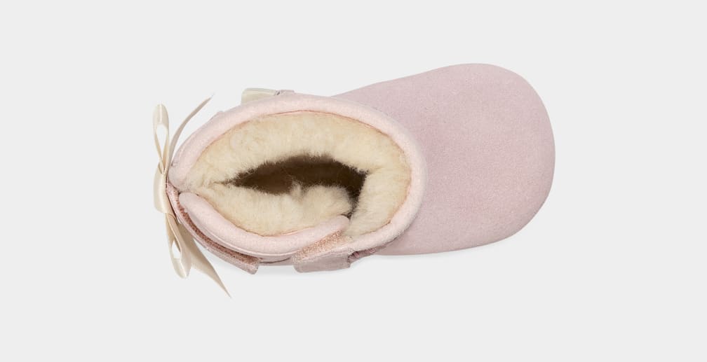 Pink Ugg Jesse Bow II Kids' Boots | 029743-SHB