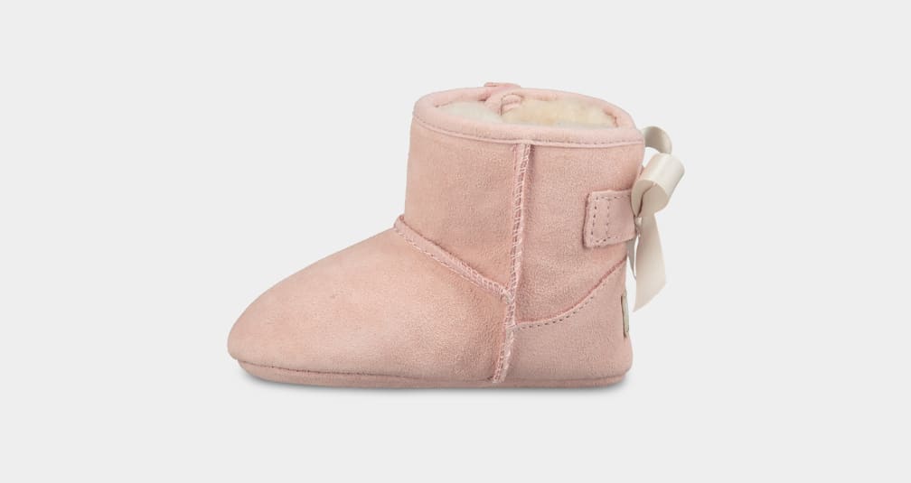 Pink Ugg Jesse Bow II Kids' Boots | 395487-ZKM