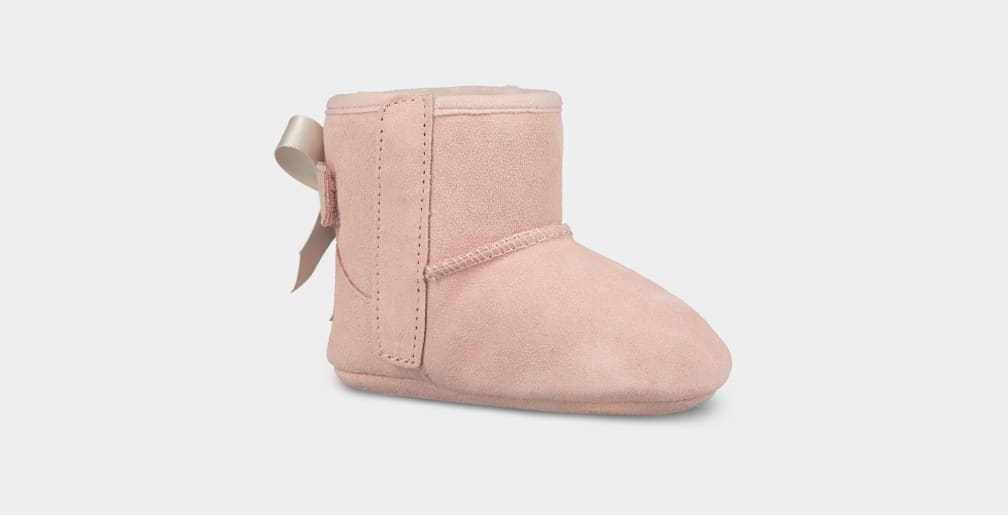 Pink Ugg Jesse Bow II Kids' Boots | 395487-ZKM