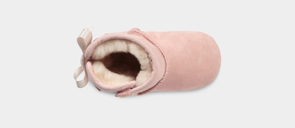 Pink Ugg Jesse Bow II Kids' Boots | 395487-ZKM