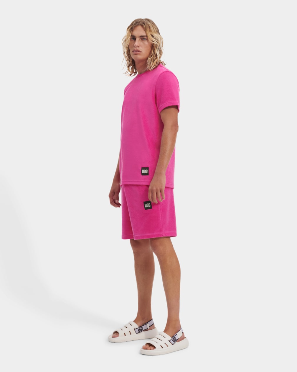 Pink Ugg Kendrix FL Men Shorts | 263708-JPU