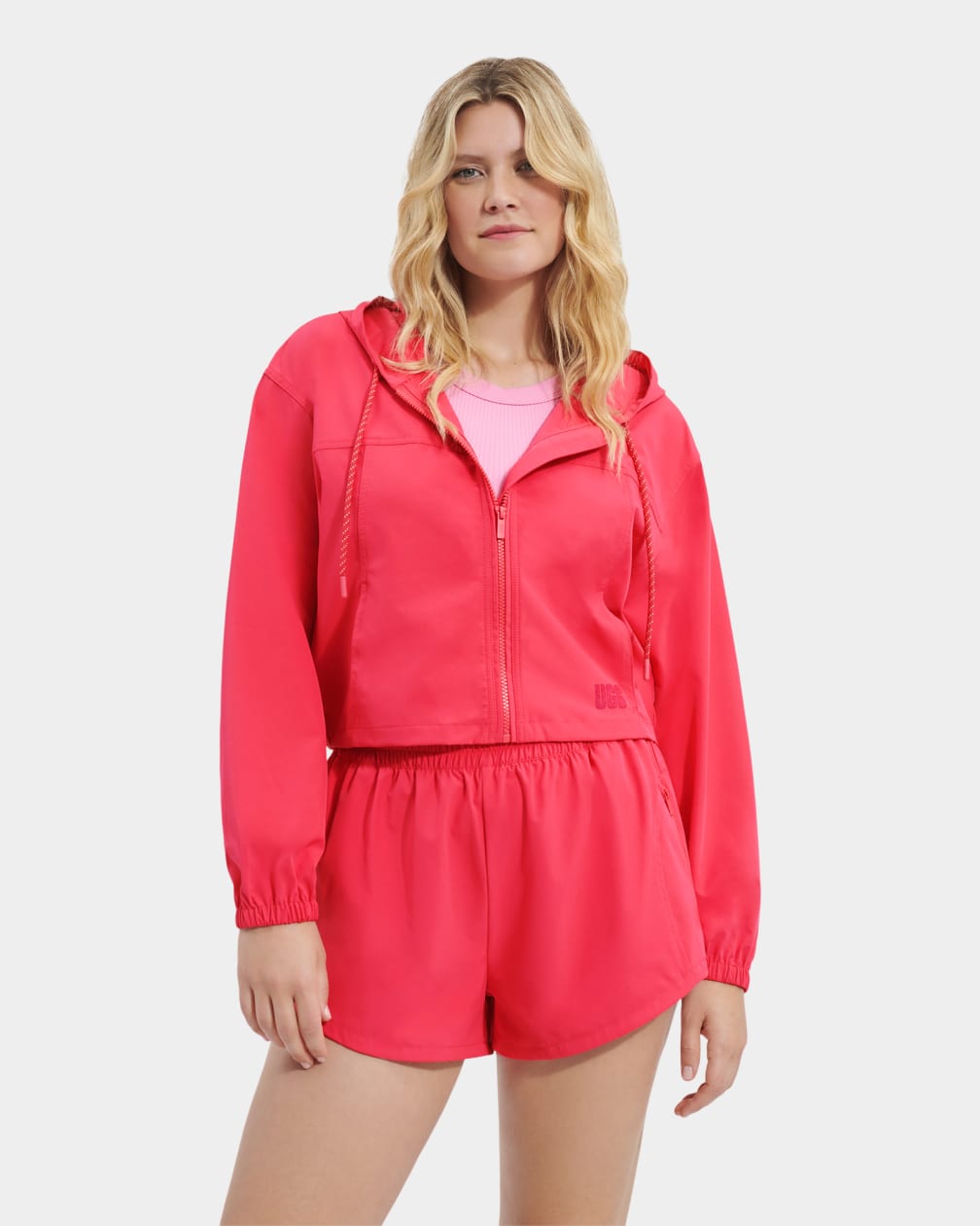 Pink Ugg Koralie Women Jackets | 078216-CJQ