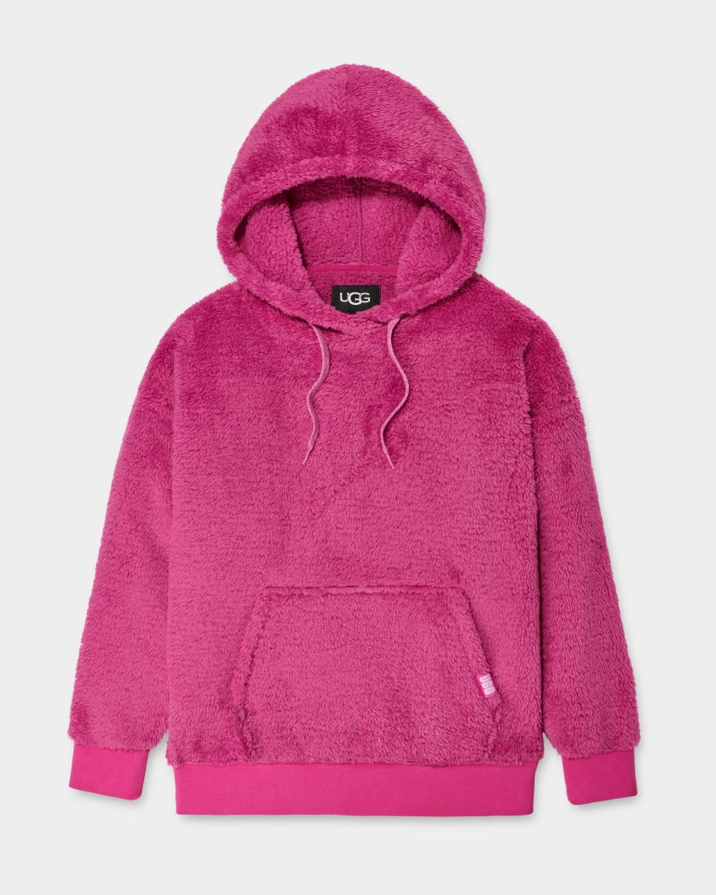 Pink Ugg Loyra Sherpa Women Hoodie | 850921-JFD