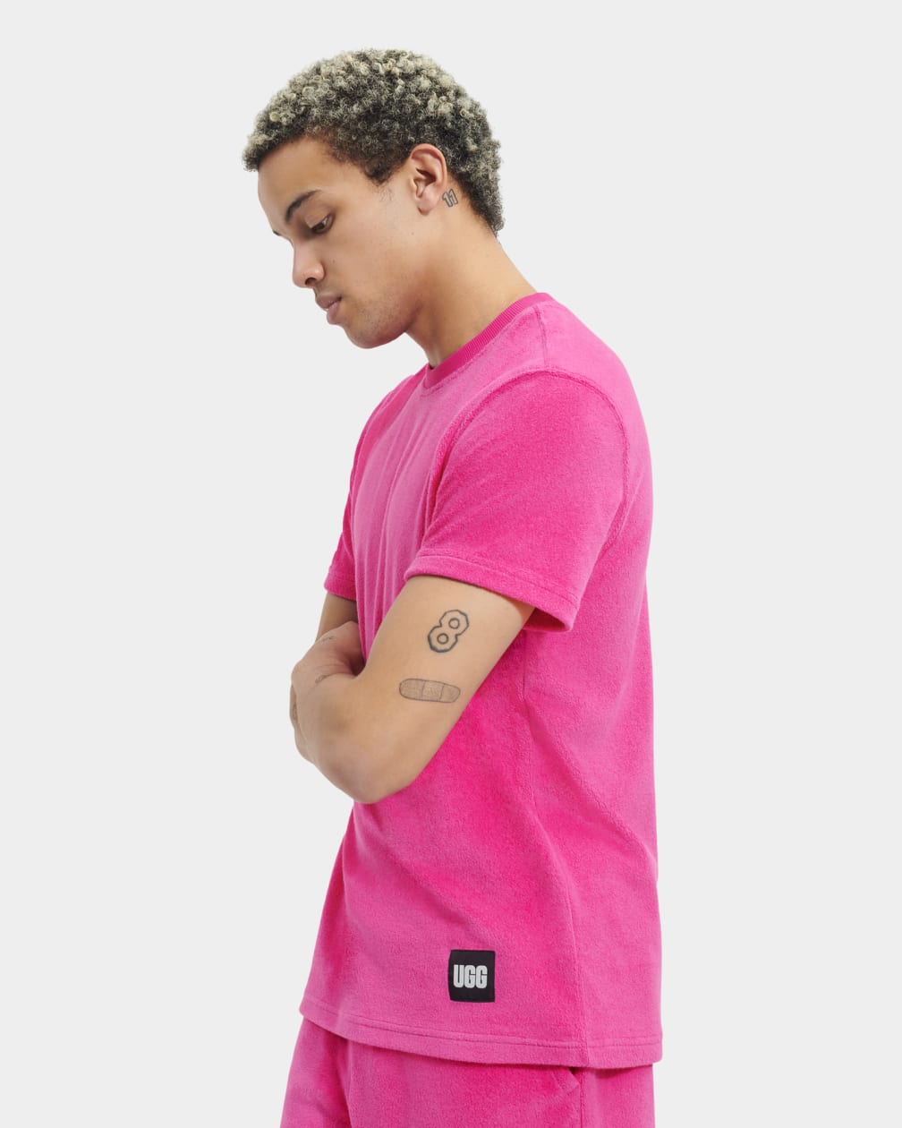 Pink Ugg Mathew Men Tops | 854371-HQF