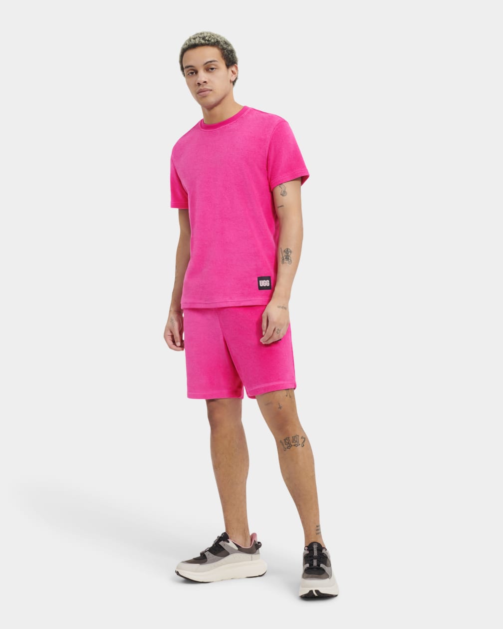 Pink Ugg Mathew Men Tops | 854371-HQF