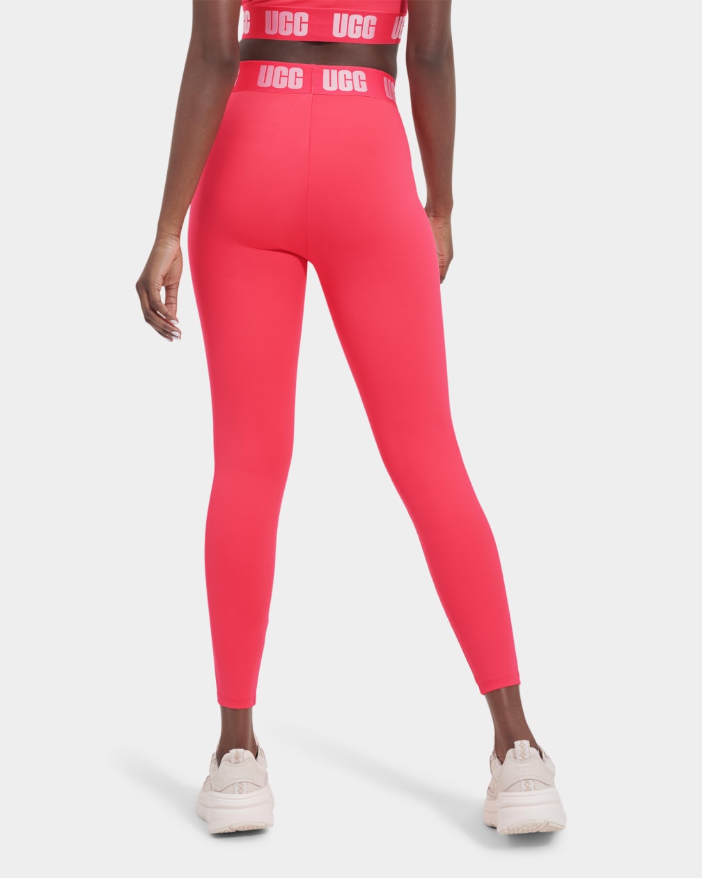 Pink Ugg Mckena Logo Women Leggings | 079512-WOX