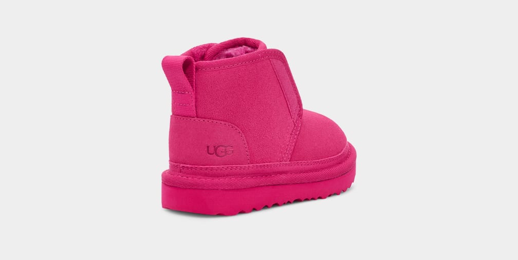 Pink Ugg Neumel EZ-Fit Kids' Boots | 980612-YES