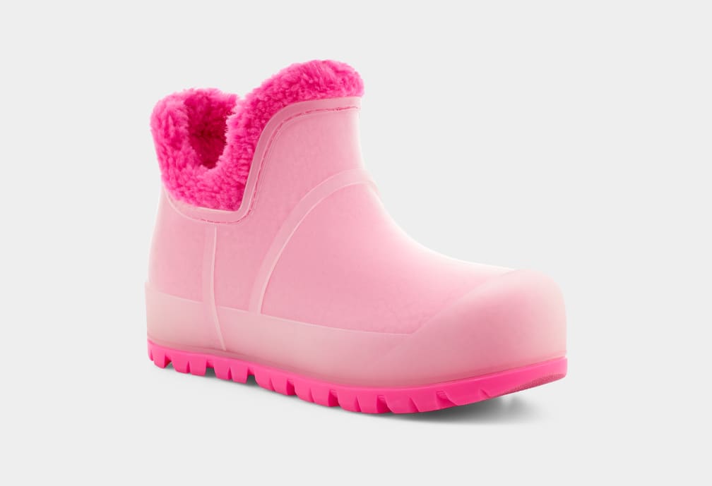 Pink Ugg Raincloud Clear Women Boots | 827154-NJX