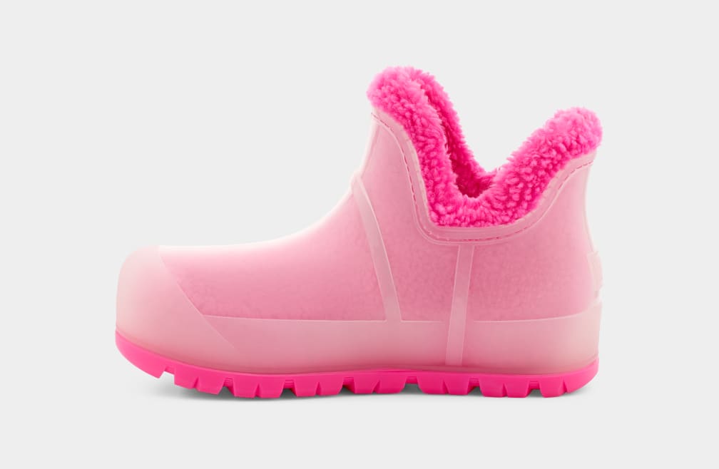 Pink Ugg Raincloud Clear Women Boots | 827154-NJX