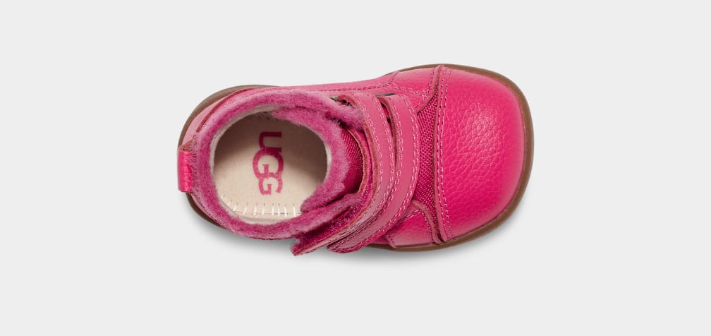 Pink Ugg Rennon II Kids' Sneakers | 643918-FYG