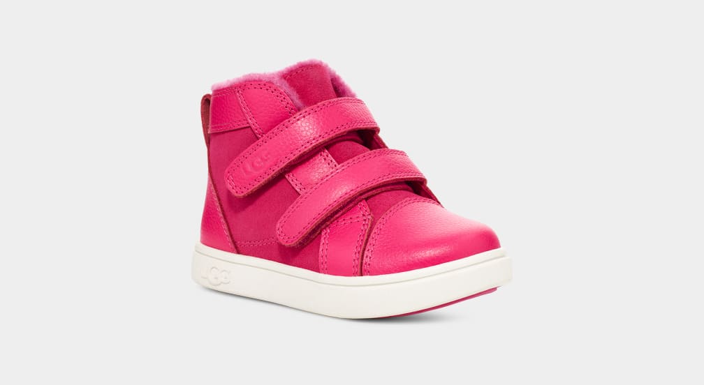 Pink Ugg Rennon II Kids' Sneakers | 724530-DNT