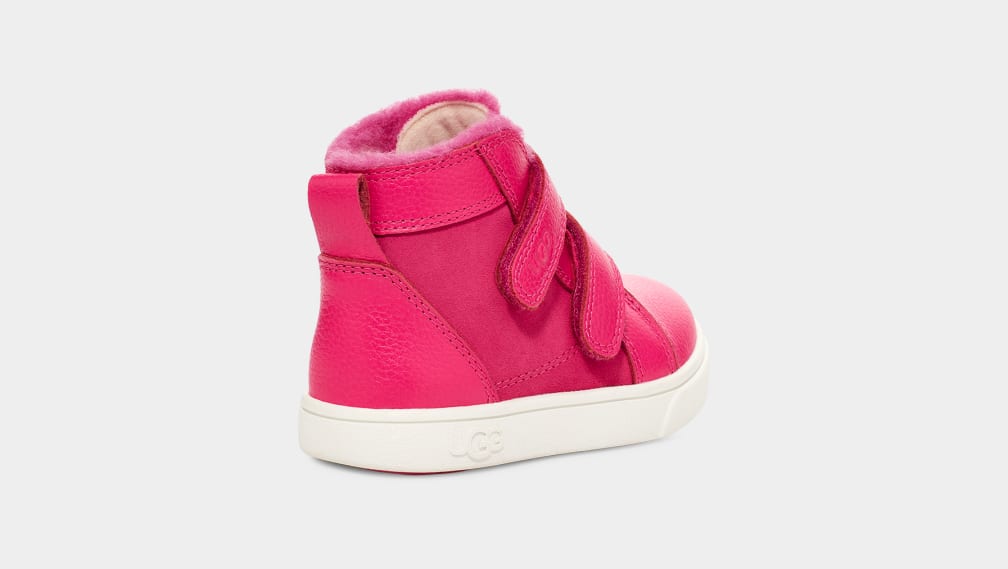 Pink Ugg Rennon II Kids' Sneakers | 724530-DNT