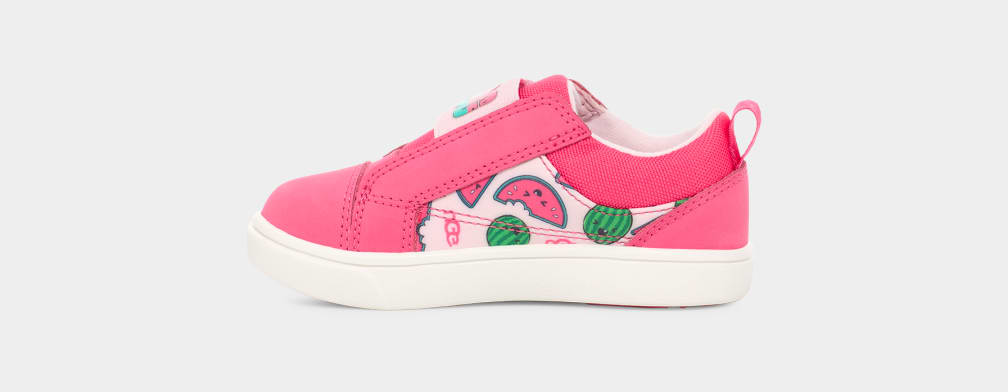 Pink Ugg Rennon Low Watermelon Stuffie Kids' Sneakers | 135074-NQV