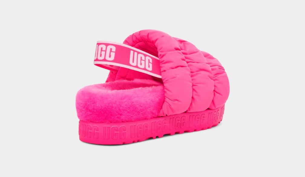 Pink Ugg Scrunchita Women Sandals | 408925-LUB