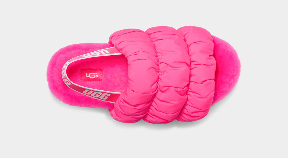 Pink Ugg Scrunchita Women Sandals | 408925-LUB