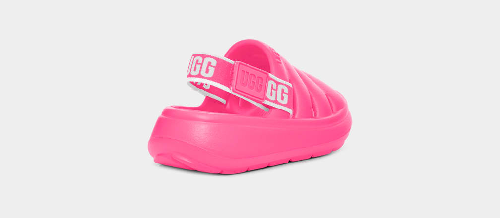 Pink Ugg Sport Yeah Kids' Sandals | 427816-GST