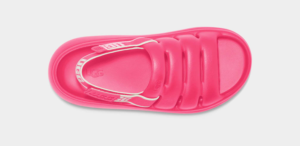 Pink Ugg Sport Yeah Women Slides | 734801-QID