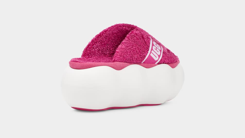 Pink Ugg Sugarcloud Women Slides | 982401-AJR