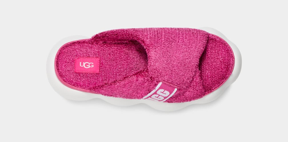 Pink Ugg Sugarcloud Women Slides | 982401-AJR