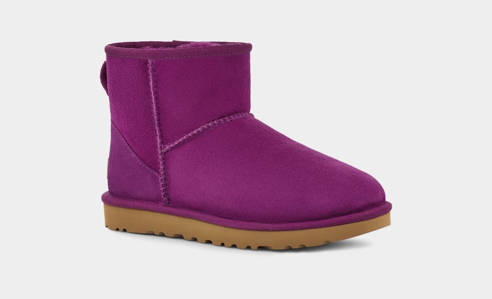 Purple Ugg Classic Mini II Women Boots | 037682-CZJ