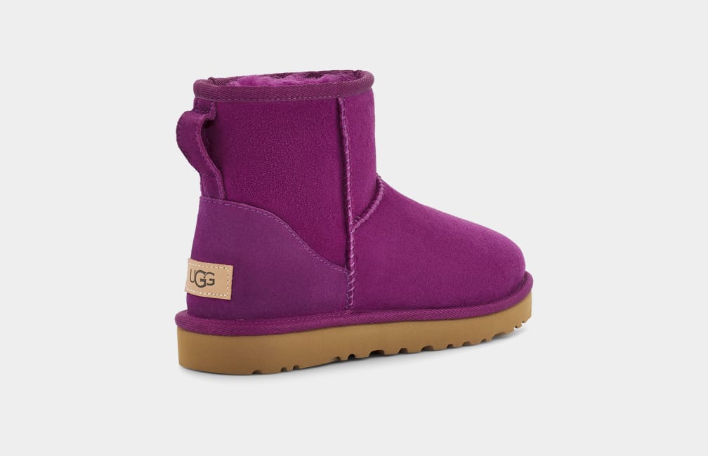 Purple Ugg Classic Mini II Women Boots | 037682-CZJ