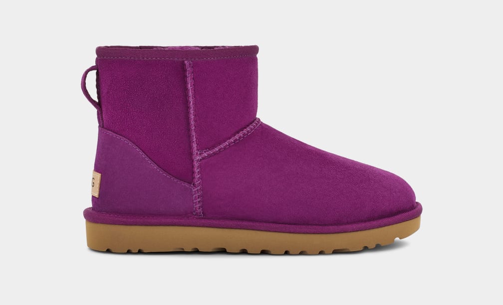 Purple Ugg Classic Mini II Women Boots | 037682-CZJ