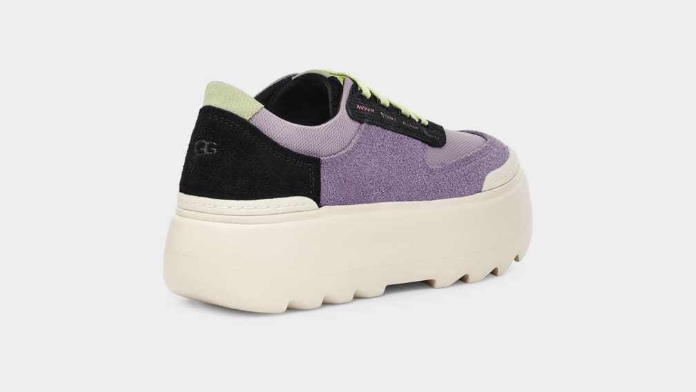 Purple Ugg Marin Mega Lace Women Sneakers | 159763-QLB