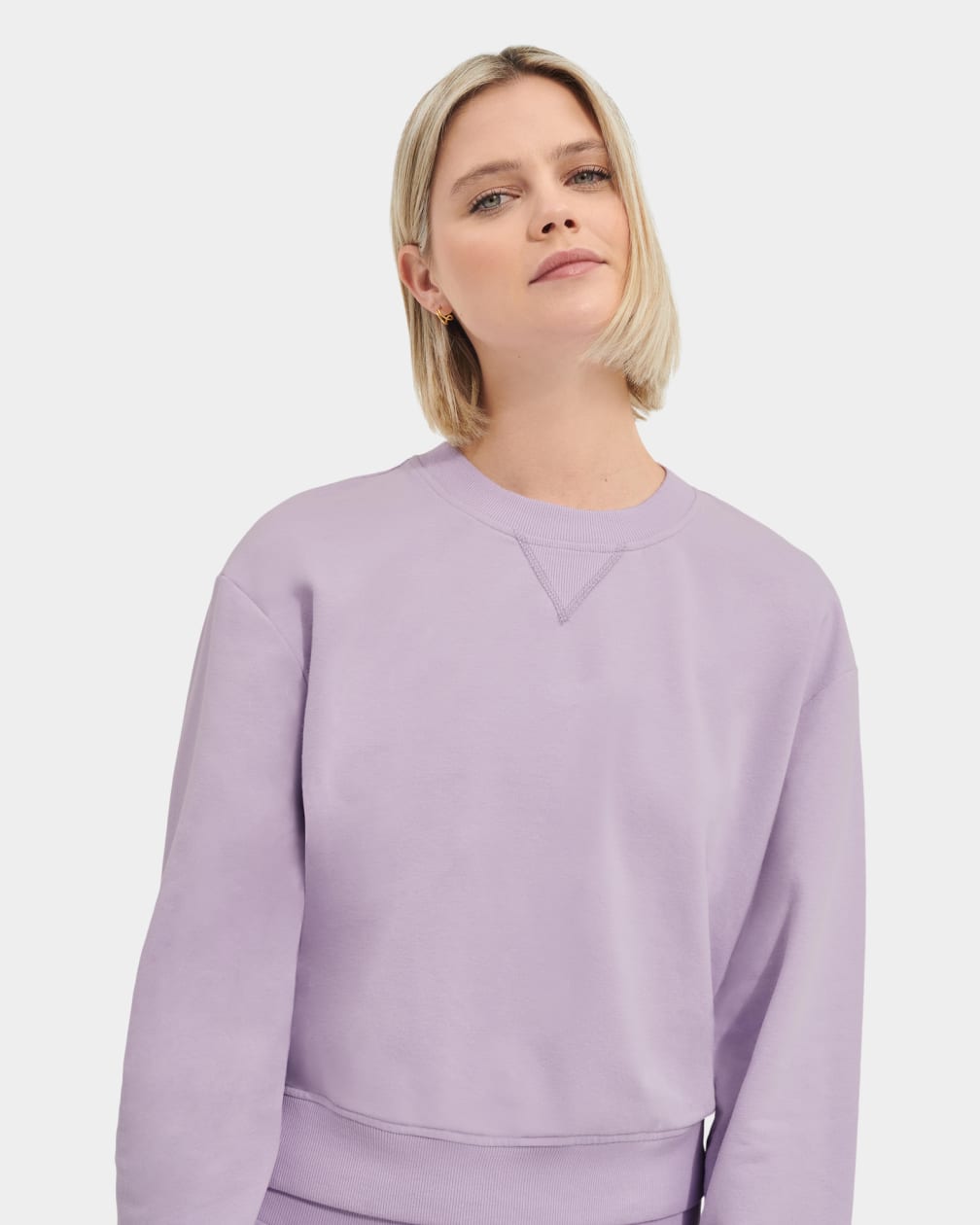 Purple Ugg Seleste Micro Terry Women Sweatshirt | 542617-KUN