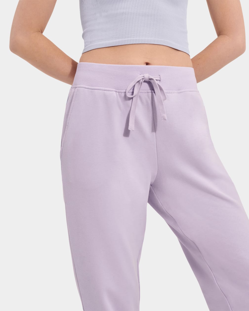 Purple Ugg Wilma Micro Terry Women Sweatpants | 432619-JEO