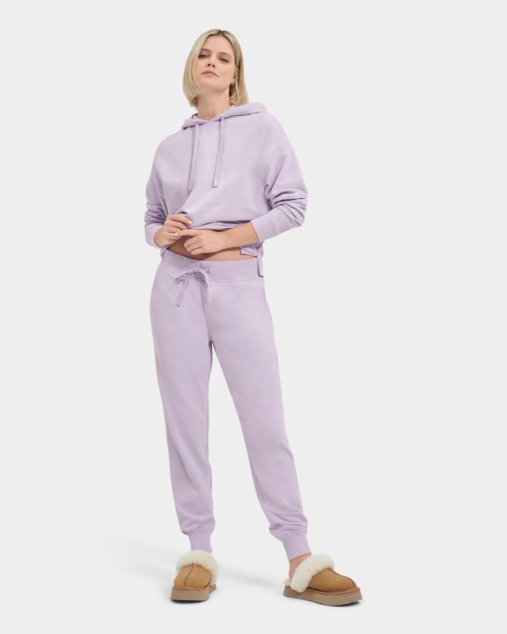 Purple Ugg Wilma Micro Terry Women Sweatpants | 432619-JEO