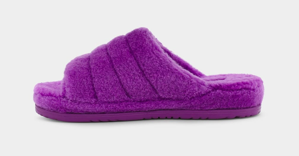 Purple / Blue Ugg Fluff You Men Slippers | 243597-MCG