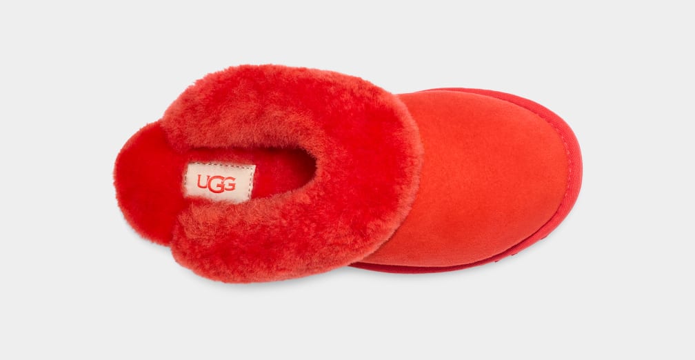 Red Ugg Classic II Women Slippers | 360742-IAZ