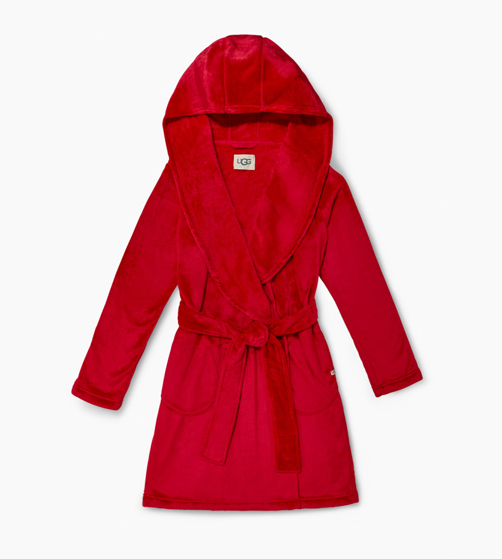 Red Ugg Miranda Fleece Robe Women Sleepwear | 789510-HDK