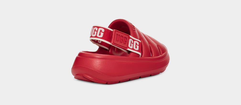 Red Ugg Sport Yeah Kids' Sandals | 961347-VPJ