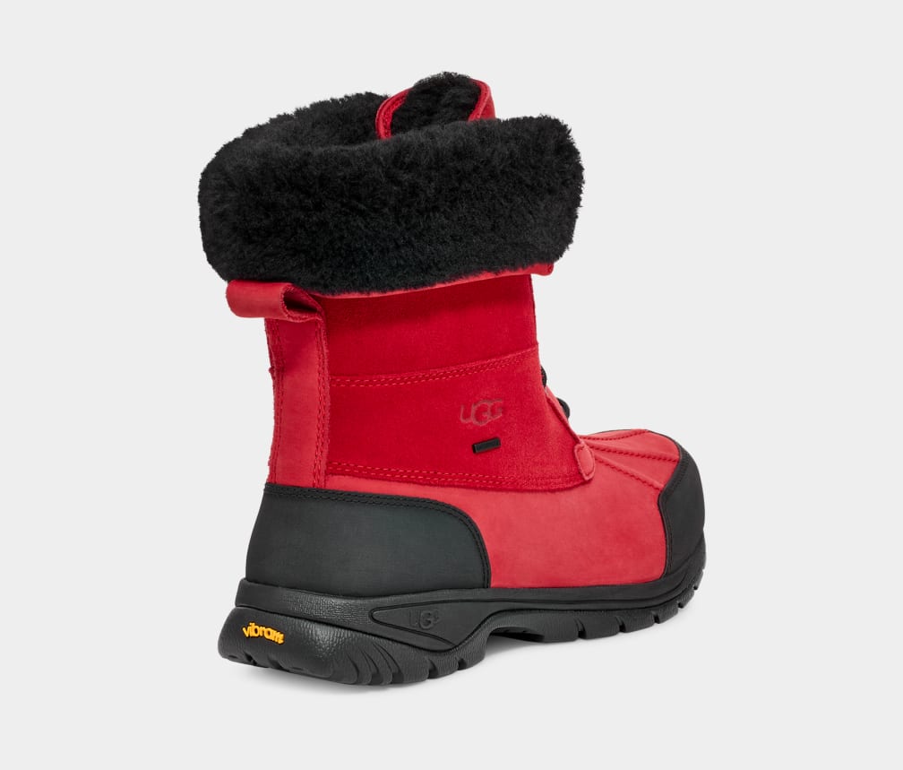 Red / Black Ugg Butte Men Boots | 978403-EIV