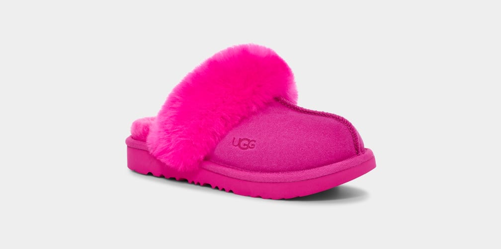 Rose Ugg Cozy II Kids' Slippers | 105763-SHT