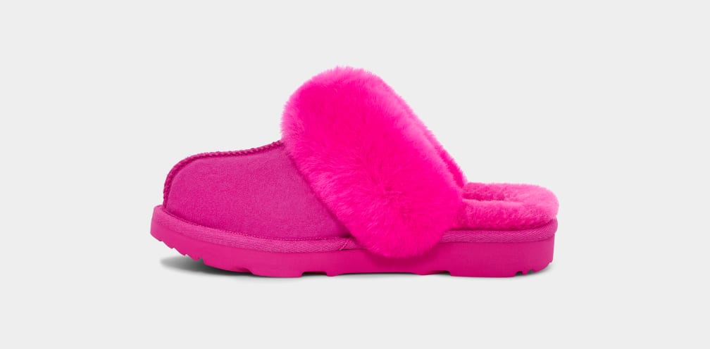 Rose Ugg Cozy II Kids' Slippers | 105763-SHT