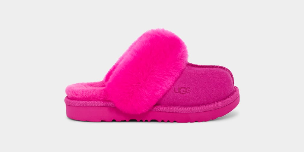 Rose Ugg Cozy II Kids\' Slippers | 105763-SHT