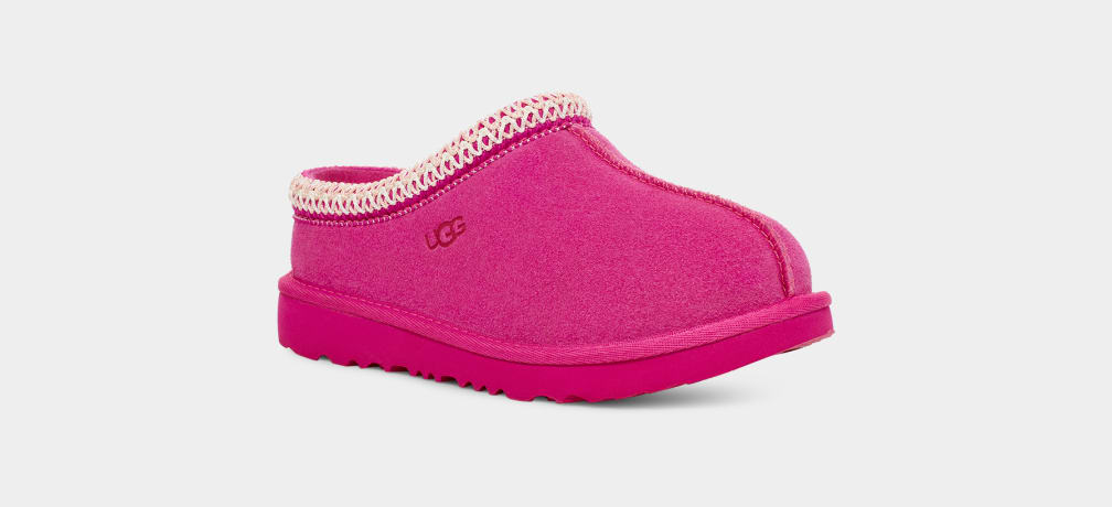 Rose Ugg Tasman II Kids' Slippers | 745982-ZNJ