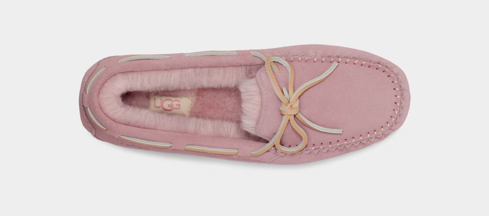 Rose / Grey Ugg Dakota Women Slippers | 706253-ZER